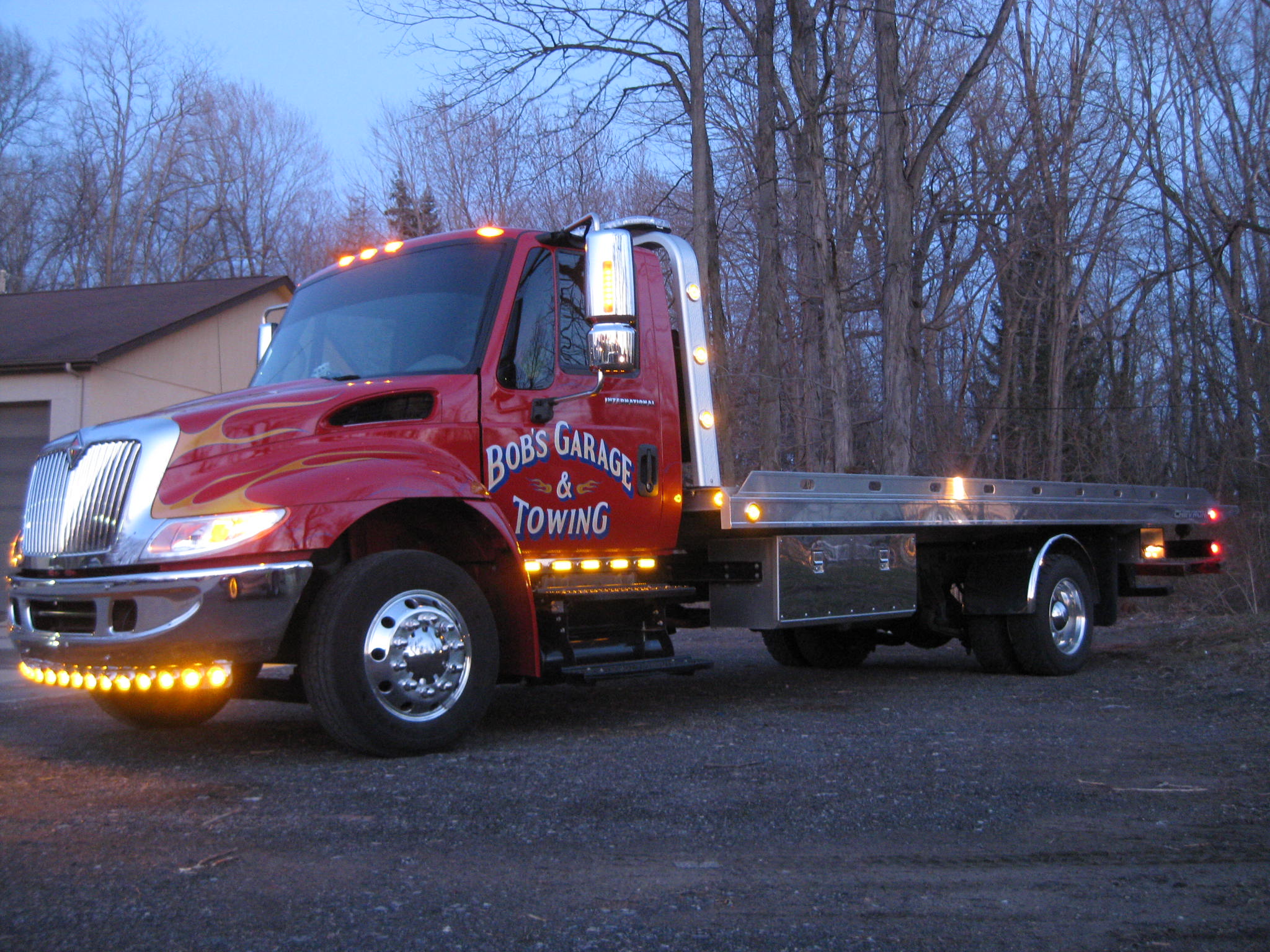 Int 4300 flatbed